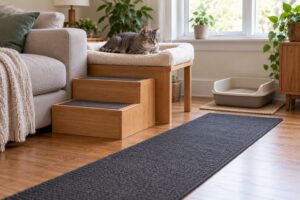 how to help an arthritic cat get around