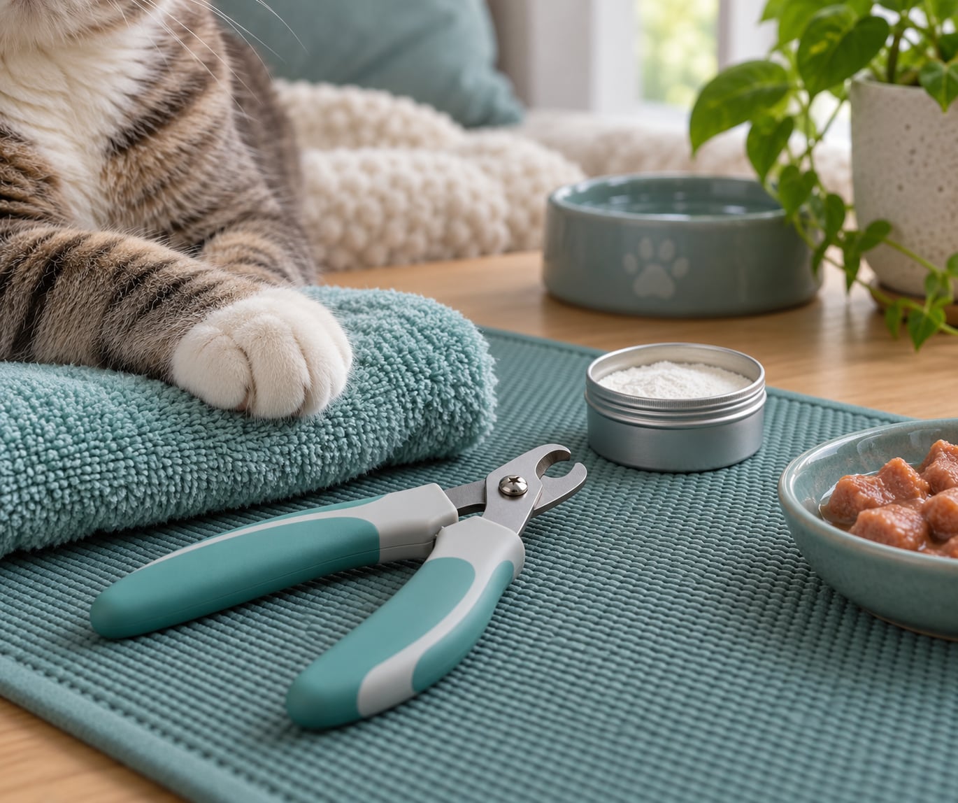 how to trim cat nails without getting scratched